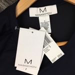 Magaschoni  Blue Twist Waist Long Sleeve Top S NEW Photo 5