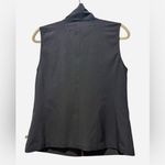 Zenergy by Chico’s Black Zip Front Vest Size 0 (XS) Adjustable Collar Pockets Photo 3
