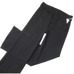 NWT Mother The Roller Prep Heel in Pitch Black Wide Leg Stretch Jeans 32 Photo 1