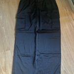 Princess Polly  Black Satin Pants Photo 0