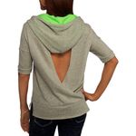 Energie Open back Heather Hoodie Photo 1
