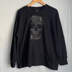 Torrid  Skull Classic Fit Sweatshirt Size 00 Womens Medium Photo 1