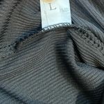 Elegant Black Bodysuit for Women Gray Size L Photo 2