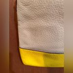 Kate Spade  yellow and gray pebble leather purse‎ OS Photo 8