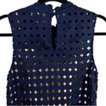 Maeve Anthropologie‎  Circle Lace Shift Dress Navy S Photo 9