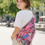 Vera Bradley  Pink Floral Sling Backpack Photo 3