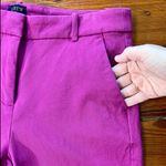 J.Crew  Callie Pant Magenta Purple Cropped Straight Leg Trouser Size 8 🍄 Photo 6