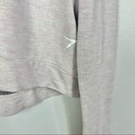 Gymshark Light Marled Pink Crewneck Long Sleeve Cropped Pullover S Photo 3