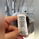 Free People Women’s Striped Long Sleeve Button Down Shirt Size S.P. Small Petite Photo 5