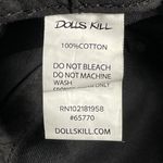 Dolls Kill Black  Bucket Hat Grunge Goth Photo 2