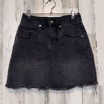 Wild Fable black denim skirt size 0 Photo 0