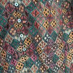 World Market women's small medium maxi dress printed boho multi color prairie Red Photo 5