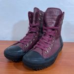 Converse Chuck Taylor Hi Rise Women’s Lace Up Leather Boot Size 7 #927 Photo 3