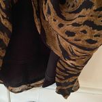 Ganni  Tiger Print Dress‎ NWT Size 34 Size US 2 Animal Print Mobwife Chic Viscose Photo 8