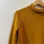 J.Crew Always Oarsman Roll Neck Sweater Women’s Size XXS Mustard Photo 3