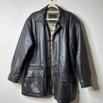 Andrew Marc Marc New York Brown Leather Jacket Men's Medium Photo 1