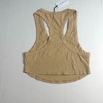 We Wore What  Cropped Scoop neck tank top Beige size L NWT Photo 7