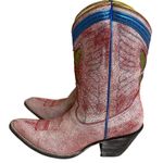 Old Gringo Ladies MARIPOSA LOCA Western‎ Boots ONLY TRIED ON INSIDE! Euc Pink Size 7.5 Photo 0