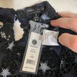 Romeo + Juliet Couture NWT Navy Blue Black Stars Embroidered Sheath Dress  New Photo 4