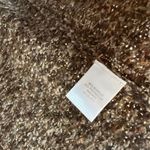 Christopher & Banks Brown Fuzzy Sleeveless Vest Zip Knit Top Acrylic Boho Large Photo 4