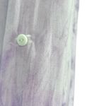 MINKPINK  Purple White Tie Dye Button Up Long Sleeve Blouse Tunic Top Size S Photo 5