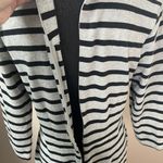 Old Navy Heather Grey and Black Stripe Zip Up Dress Size Large Photo 4