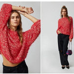 Urban Outfitters B03-Women's  Sweater, L, Red Photo 1