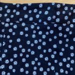 Forever 21 NWT Black Denim Mini Skirt with White Flowers S Photo 1