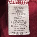 Denim And Co Womens Tunic Blouse Size L Wine Fall Modern Twist Classic Silhoutte Red Size L Photo 7