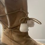 Airwalk Pipkin Natural Khaki Suede Leather Faux Fur Lined Boots Womens 10 Winter Photo 4