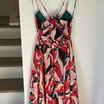 ASTR  The Label Revolve Blythe Open Back Plisse Pleated Midi Dress Photo 7