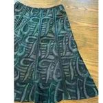 Peter Nygard A-Line 100% Silk Black skirt, size 10 Photo 1