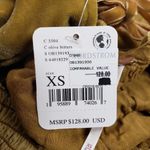 Free People Womens XS Daphne Velvet Long Sleeve Minidress in Yellow Gold NEW Photo 11