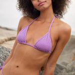 Aerie Purple Crinkle Bikini Set Photo 0