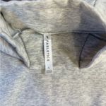Fabletics  Zaylee Funnel Mock Neck Sweatshirt in Heathered Gray ~ Size Small 💚🍄 Photo 5