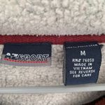Burgundy Quarter Zip Up Red Size M Photo 4
