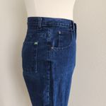 American Vintage Vintage Northern Reflections Dark Wash High Waisted Mom Jeans Taper Leg Jeans 8 Photo 4