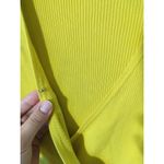 RTR Ralph Lauren Yellow Crossover Tie Waist V Photo 5