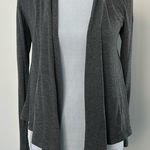 Ambiance Apparel Grey Cardigan Sz SM Gray Photo 0