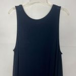 Daily Ritual Sleeveless Cropped Wide Leg Black Jumpsuit Size Medium Photo 9