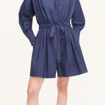 Rebecca Taylor  Poplin Long Sleeve Romper‎ Photo 0