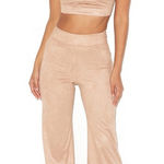 Mistress Rocks NWT  by House of CB Chancer Taupe Suedette Two Piece Trouser Suit Photo 0