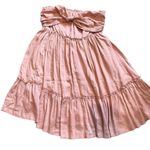 Amazon Elegant Peach Strapless Mini Dress Photo 2