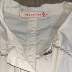 XCVI Wearables Raw Edge Poplin Lightweight Safari Jacket Ginger Root Small Photo 8