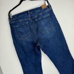 American Eagle Curvy Skinny Kick High Waisted Jeans Sz 12 SHORT Dark Wash Photo 11