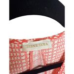 Stine Goya Leila Plaid Midi Maxi Dress Sz. S Orange Photo 4