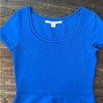 Diane Von Furstenberg DVF  St. Petersburg Dress M/L Vibrant Blue Knit Photo 1