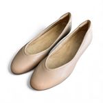 Naturalizer  Vivienne Flat Crème Brulee Leather Size 9 1/2 Ballet Flats Neutral Photo 0