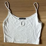 Brandy Melville  Tank Cropped White Top Photo 0