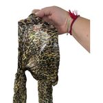 Boutique Chiffon Leopard Print Head Scarf Beige One Size Photo 3